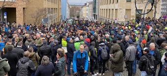 Protest in Stuttgart