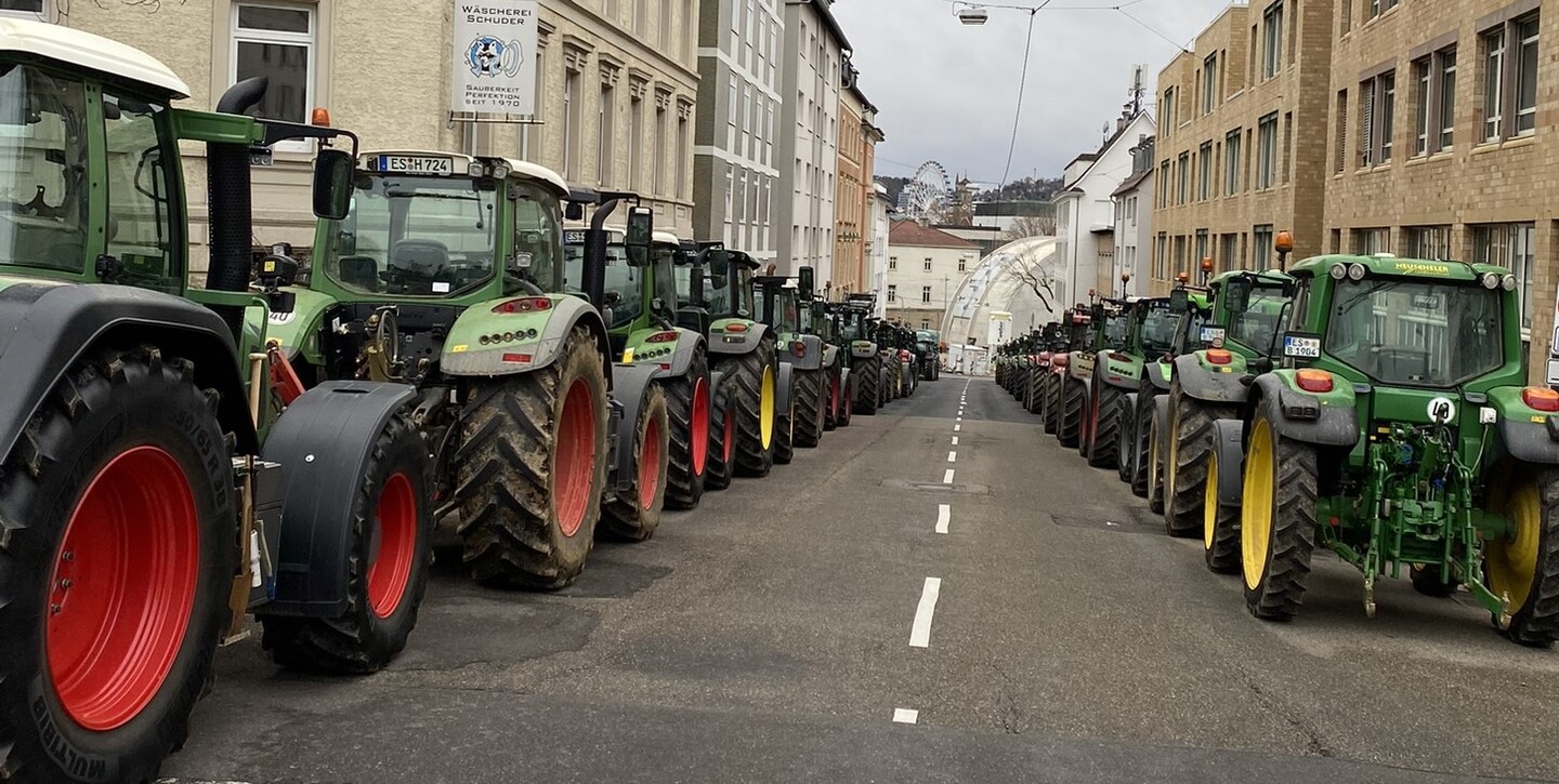Protest in Stuttgart