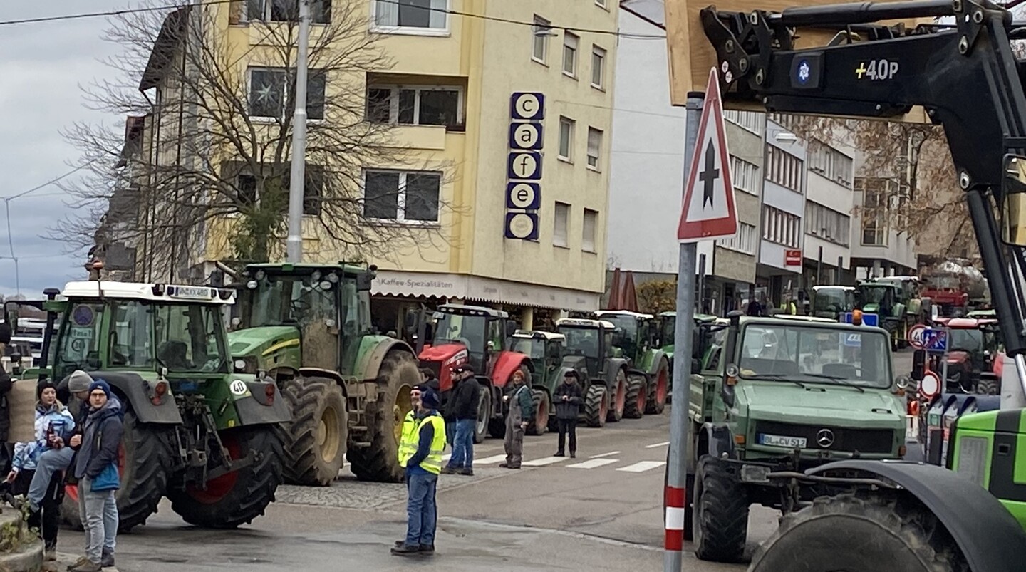 Protest in Stuttgart