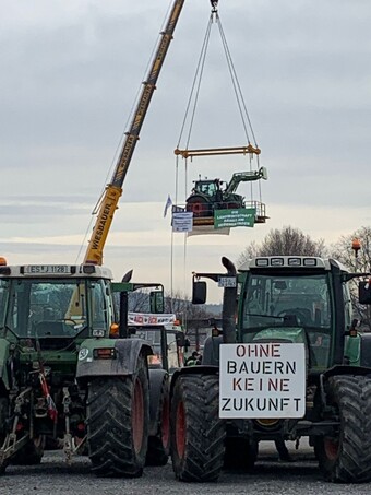 Bei der LsV-Kundgebung in Stuttgart sprach Jrgen Maurer stelltvertretend fr den LBV.