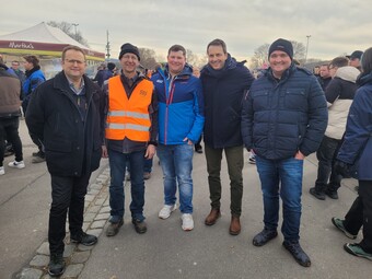 Bei der LsV-Kundgebung in Stuttgart sprach Jrgen Maurer stelltvertretend fr den LBV.