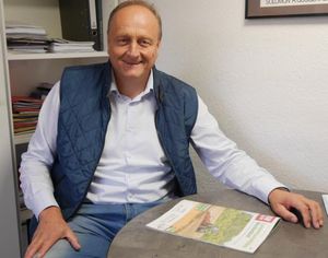 LBV-Prsident Joachim Rukwied auf seinem Betrieb im Landkreis Heilbronn