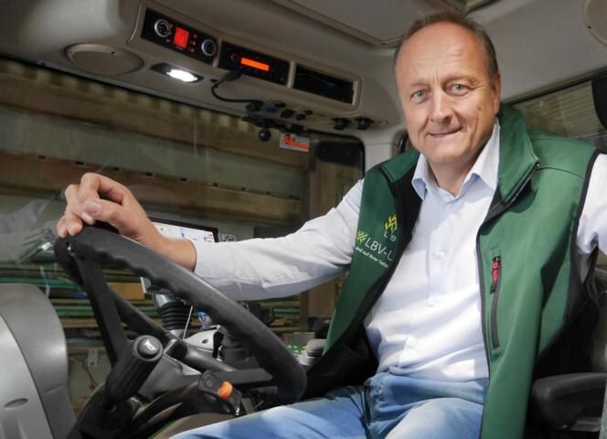 LBV-Prsident Joachim Rukwied auf seinem Betrieb im Landkreis Heilbronn