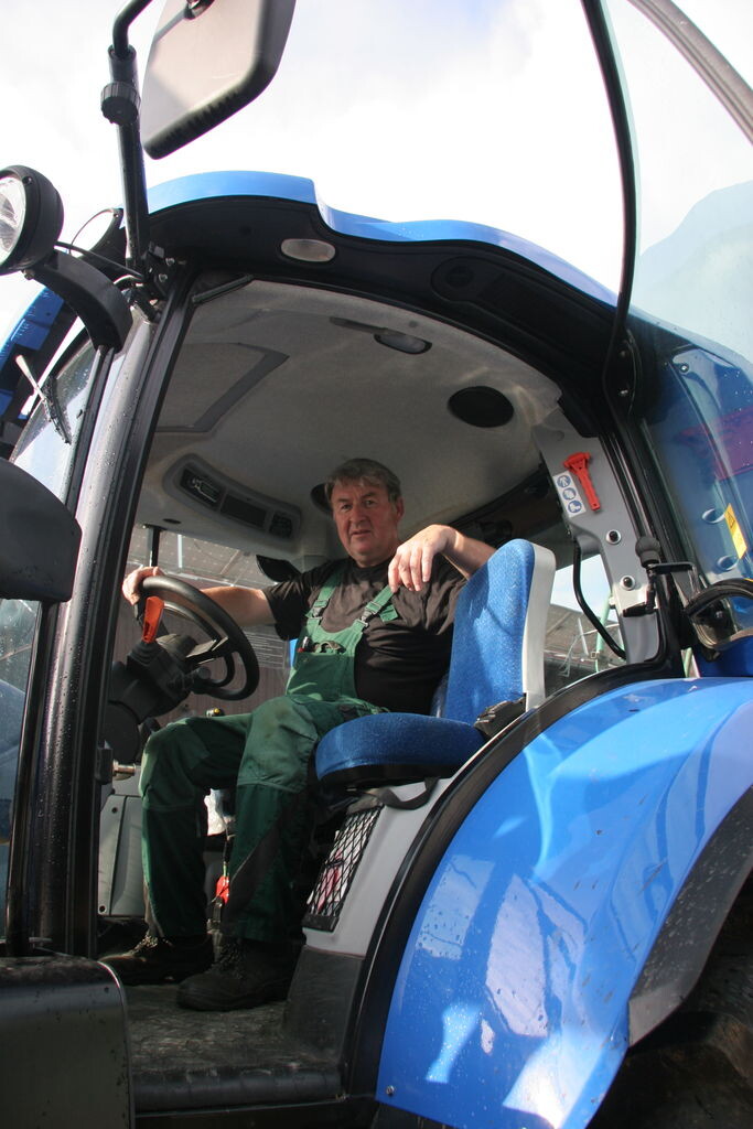 Methantraktor New Holland T6.180 bei Winfried Vees