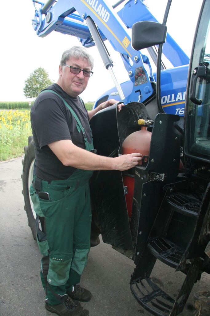 Methantraktor New Holland T6.180 bei Winfried Vees