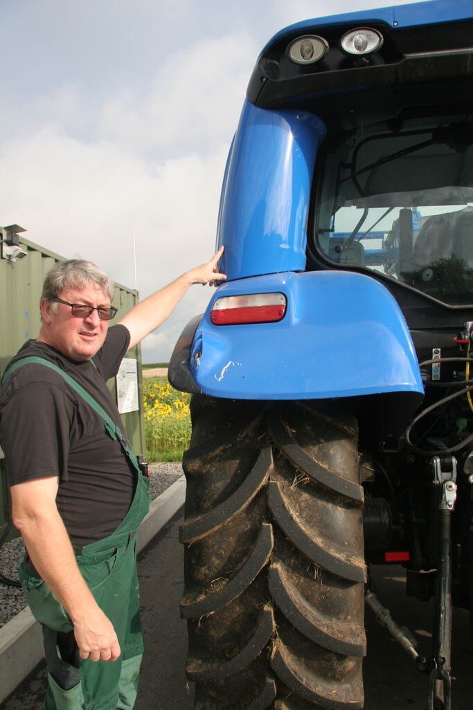 Methantraktor New Holland T6.180 bei Winfried Vees