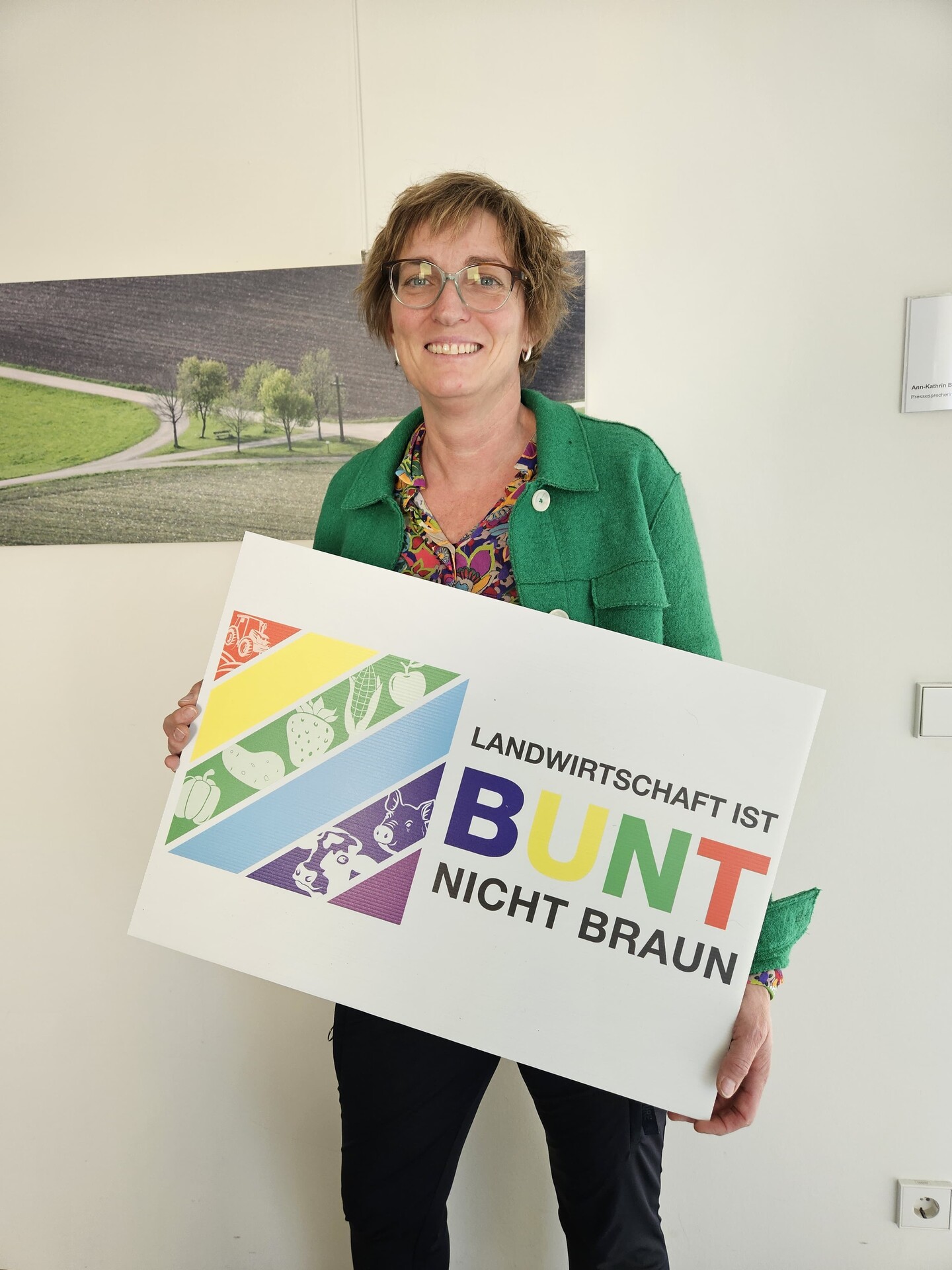 Roswitha Geyer-Fler, Vize-Prsidentin des LBV, nahm stellvertretend an der Veranstaltung teil.