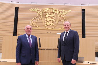 Bauernprsidenten im Landtag
