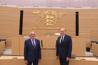 Bauernprsidenten im Landtag