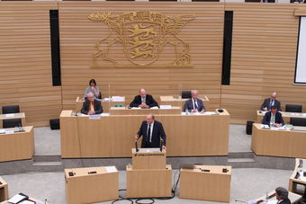 Joachim Rukwied bei seiner Rede